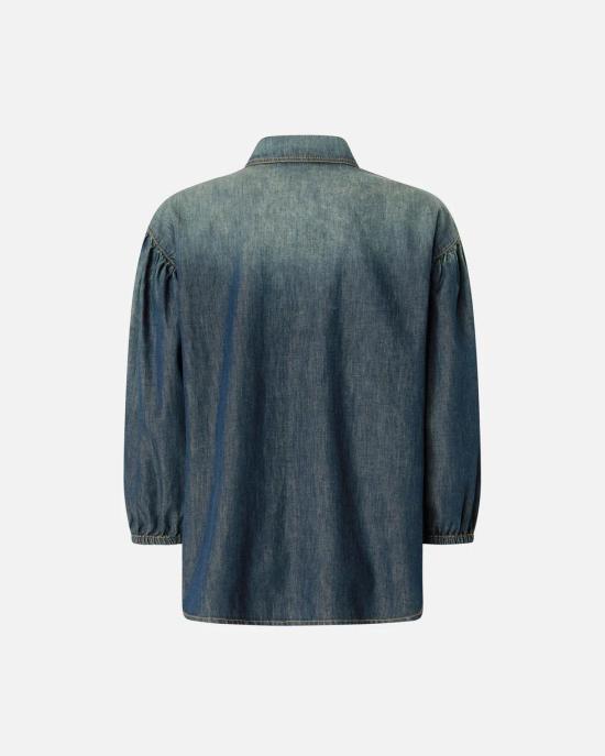 26SS 핑코 셔츠 106596A37K PJC Lavaggio medio scuro - PINKO