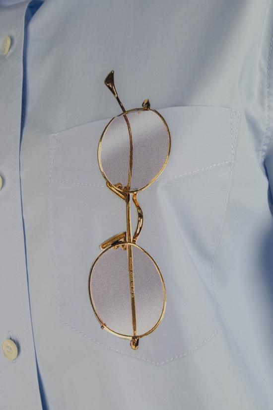 26SS 모스키노 셔츠 02250531 1293 FANTASIA AZZURRO - MOSCHINO