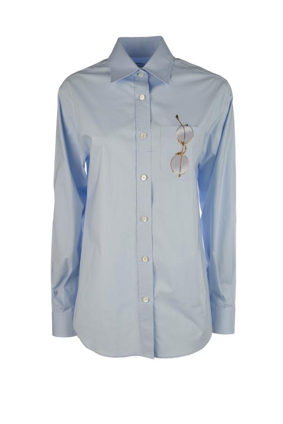 26SS 모스키노 셔츠 02250531 1293 FANTASIA AZZURRO