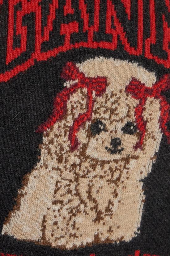 26SS 가니 그래픽 울 베스트 A10700442678 052 BLACK SAND - GANNI