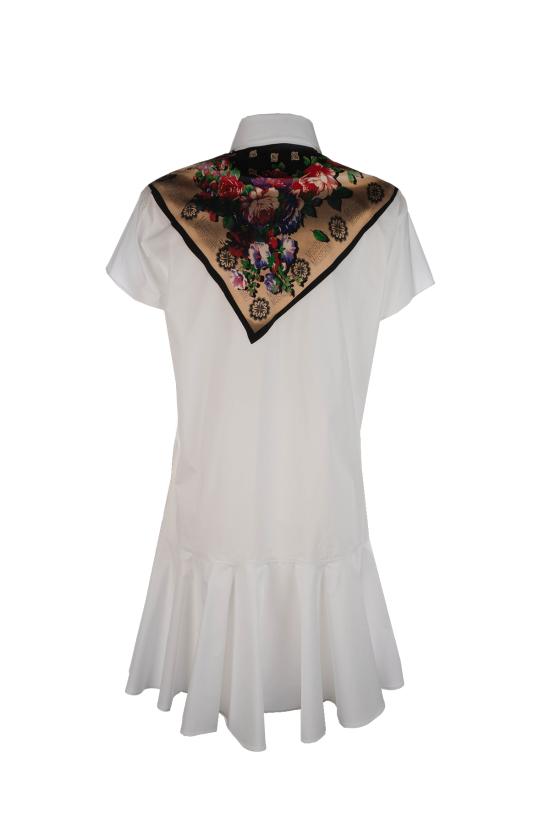 26SS 모스키노 미디 원피스 04610531 1001 FANTASIA BIANCO - MOSCHINO