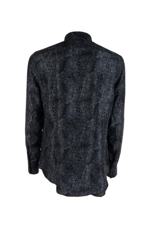 26SS 꼬르넬리아니 긴팔 셔츠 27P9142791903 003 BROCCATO BLU NOTTE - CORNELIANI