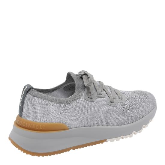 26SS 브루넬로 쿠치넬리 시네 니트 러너 MZUKISO250 CJN33 Grey - BRUNELLO CUCINELLI