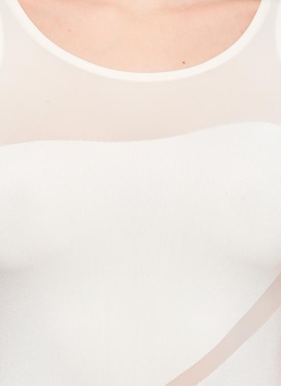 26SS 월포드 바디수트 티셔츠 77126 1167 Ivory - WOLFORD