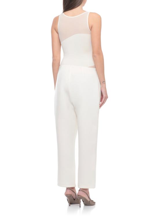 26SS 월포드 바디수트 티셔츠 77126 1167 Ivory - WOLFORD