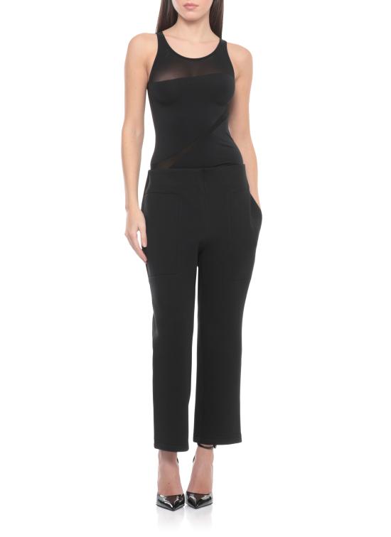 26SS 월포드 스트레이트 팬츠 53486 7005 Black - WOLFORD