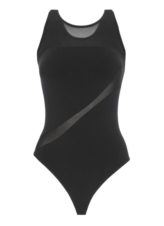 26SS 월포드 바디수트 티셔츠 77126 7005 Black