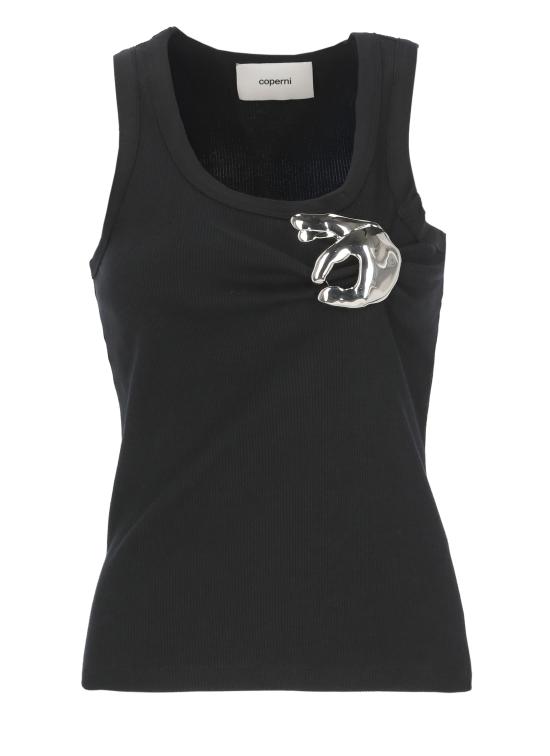 26SS 코페르니 민소매 티셔츠 COPT41510 BLACK Black