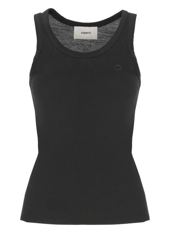 26SS 코페르니 민소매 티셔츠 COPJS12F5009 BLKWHT Black