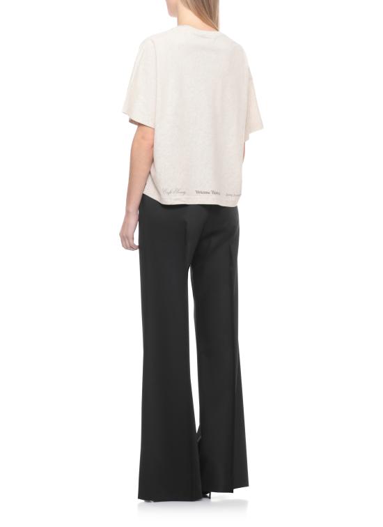 26SS 비비안웨스트우드 반팔 티셔츠 3G010055 J00B8C401 Beige - VIVIENNE WESTWOOD