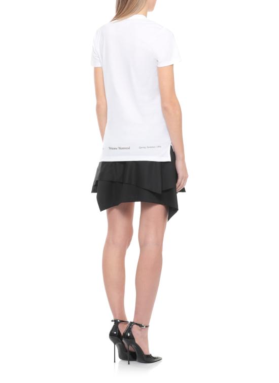 26SS 비비안웨스트우드 반팔 티셔츠 3G01005I J00B9A401 White - VIVIENNE WESTWOOD