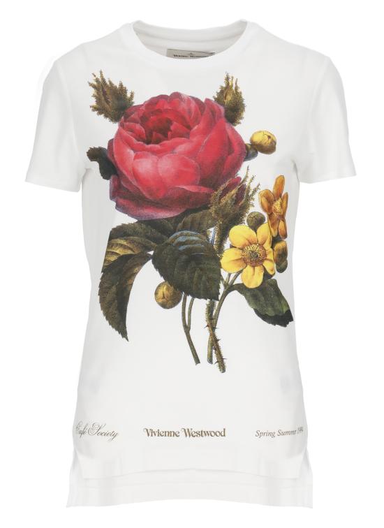 26SS 비비안웨스트우드 반팔 티셔츠 3G01005I J00B9A401 White