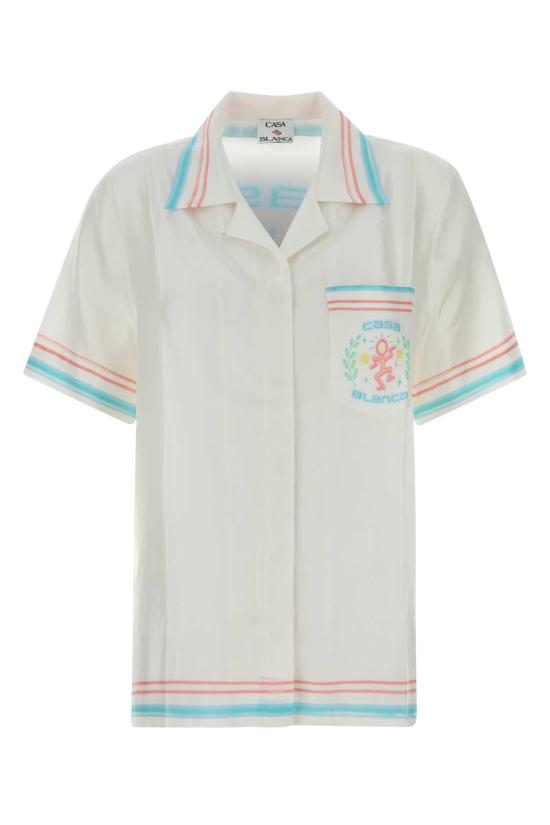 26SS 카사블랑카 셔츠 WSP26SH20003 DANCEJOY White