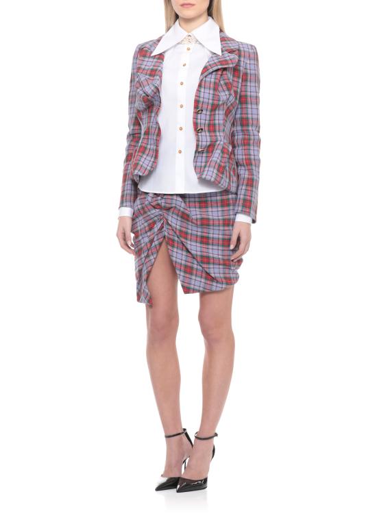 26SS 비비안웨스트우드 ORB 로고 코튼 셔츠 비비안웨스트우드 15010060 W009QA401 White - VIVIENNE WESTWOOD