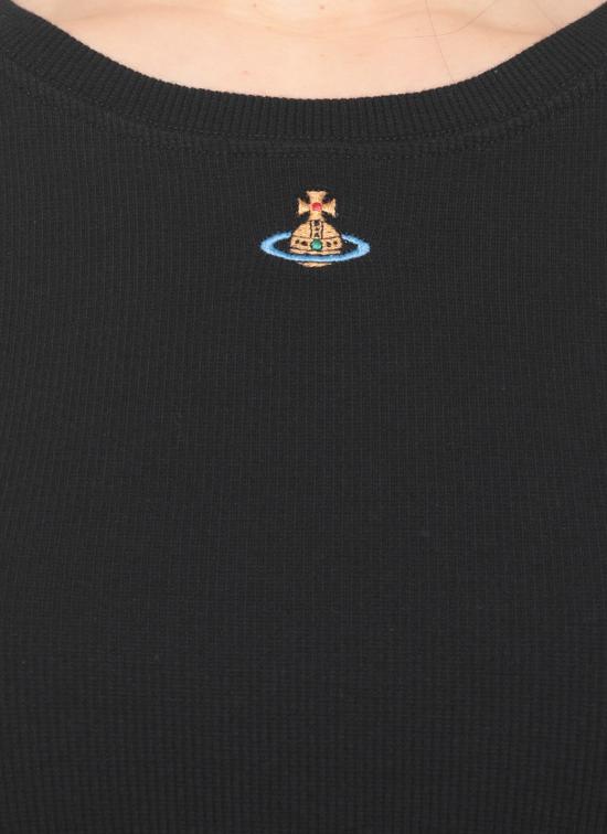 26SS 비비안웨스트우드 반팔 티셔츠 1G010019 J009CN401 Black - VIVIENNE WESTWOOD