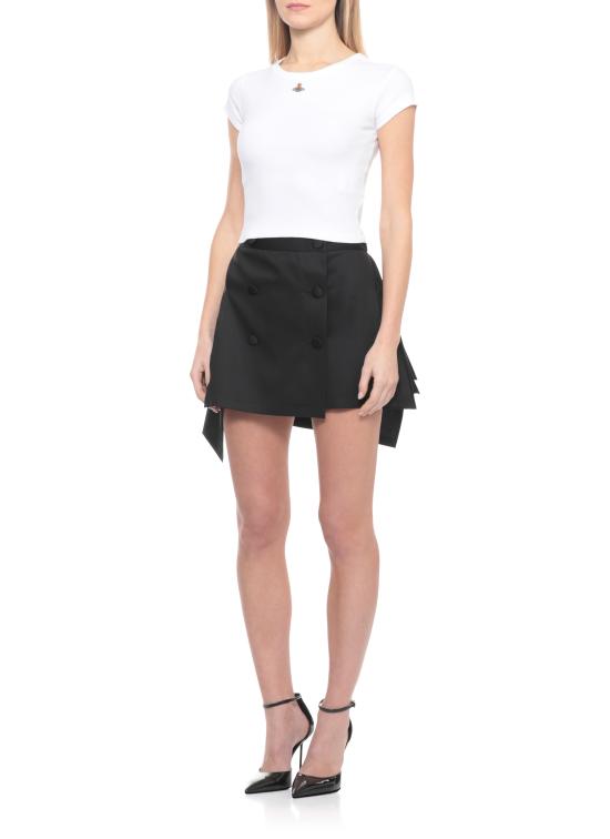 26SS 비비안웨스트우드 반팔 티셔츠 1G010019 J009CA401 White - VIVIENNE WESTWOOD