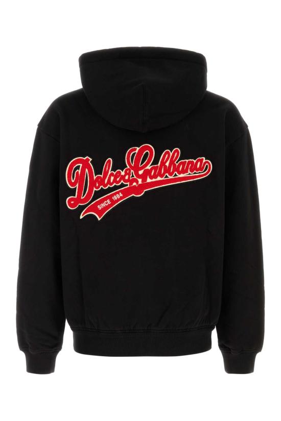 26SS 돌체앤가바나 후드 티셔츠 G9AIYZHU7VX N0000 Black - DOLCE & GABBANA