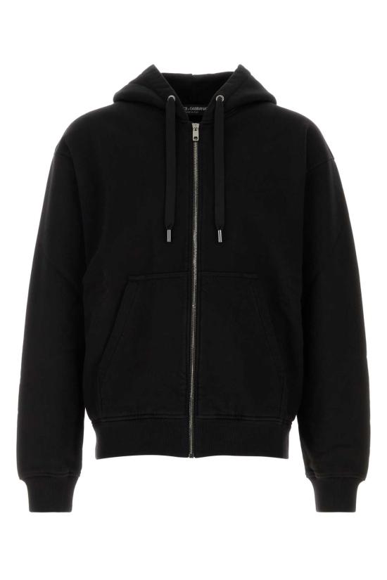 26SS 돌체앤가바나 후드 티셔츠 G9AIYZHU7VX N0000 Black