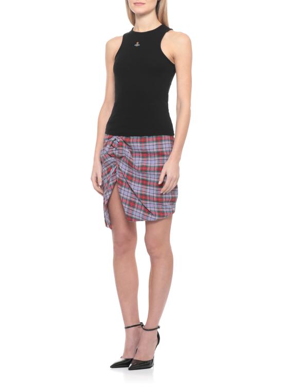 26SS 비비안웨스트우드 민소매 티셔츠 3G01003Z J009CN401 Black - VIVIENNE WESTWOOD