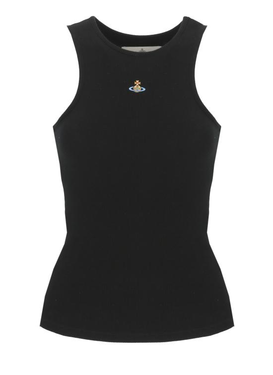 26SS 비비안웨스트우드 민소매 티셔츠 3G01003Z J009CN401 Black