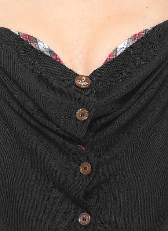 26SS 비비안웨스트우드 스웨터 1803007D Y001AN402 Black - VIVIENNE WESTWOOD