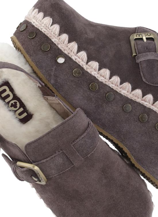 25FW 모우 뮬/슬리퍼 MUFW611003A MOCHA Brown - MOU