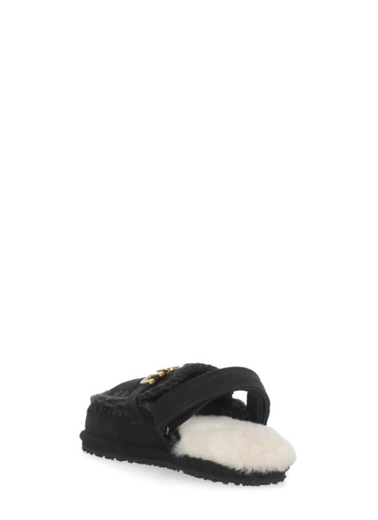 25FW 모우 뮬/슬리퍼 MUFW161024A BKBK Black - MOU