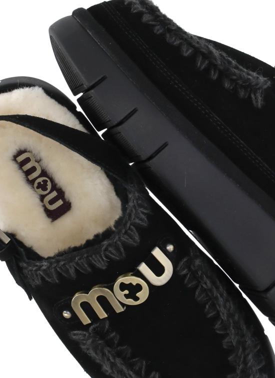25FW 모우 뮬/슬리퍼 MUFW531026A BKBK Black - MOU
