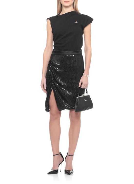 26SS 비비안웨스트우드 미디 스커트 1K010025 J00ADN401 Black - VIVIENNE WESTWOOD