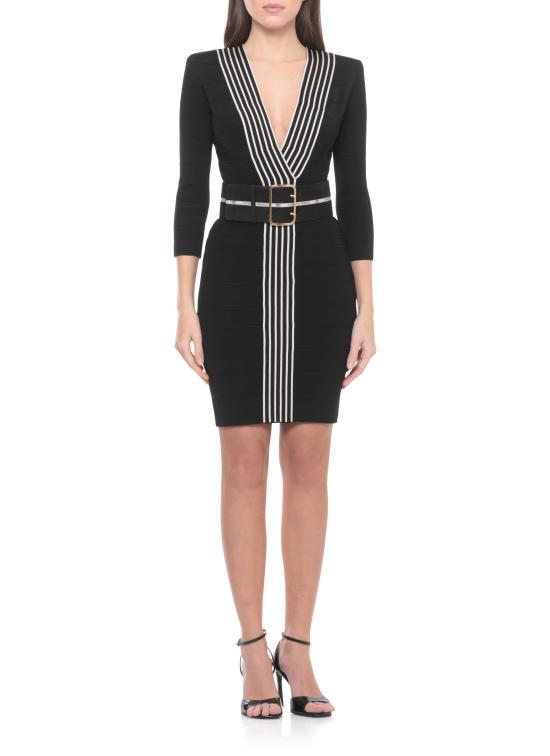 26SS 엘리자베타프랜치 미디 원피스 AM01S61E2 685 Black - ELISABETTA FRANCHI