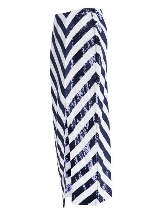 26SS 랄프 로렌 미디 스커트 200 P08047 001 Blue - RALPH LAUREN