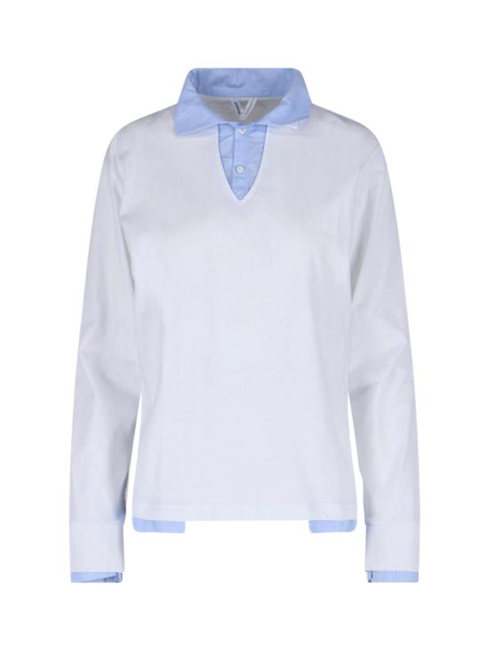 26SS 기마구아스 반팔 티셔츠 LUIS POLO WHITE BLUE White