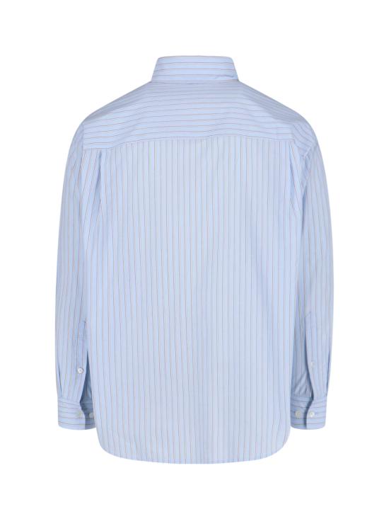 26SS 던스트 반팔 티셔츠 UDSH6A104B2 SKY BLUE STRIPE Blue - DUNST