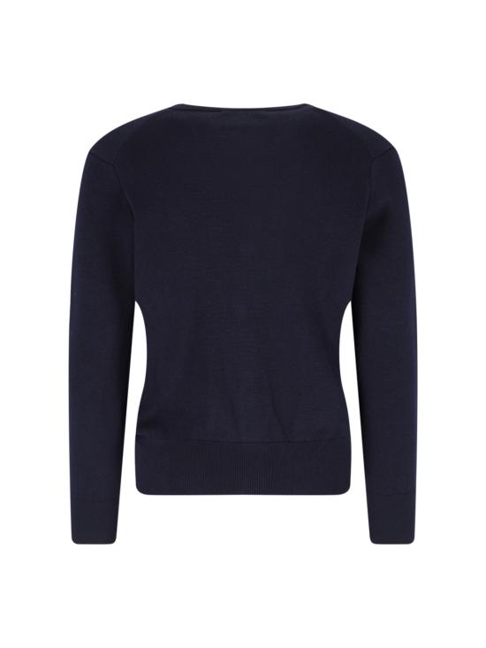 26SS 아미 ADC 울 V넥 가디건 HKC361 001 414 Blue - AMI