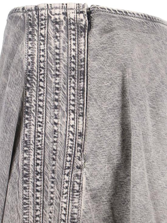 26SS 디젤 미디 스커트 A20224 068UM Grey - DIESEL