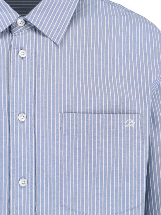 26SS 던스트 반팔 티셔츠 UDSH6A105B2 BLUE STRIPE Blue - DUNST