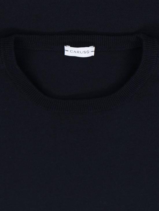 26SS 카루소 반팔 티셔츠 MK66Y 700257 0110 Blue - CARUSO