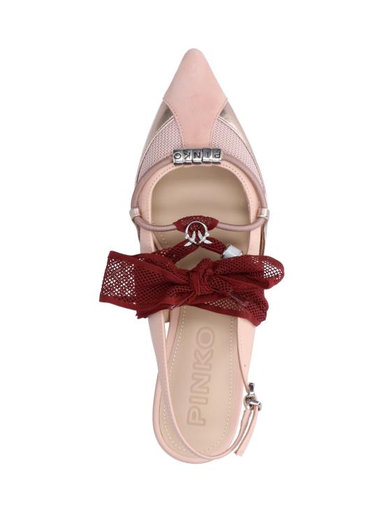 26SS 핑코 플랫 슈즈 SD0547P003 W4E Pink - PINKO