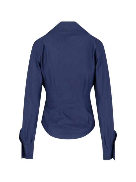 26SS 비비안웨스트우드 셔츠 1501000C W009Q K410 Blue - VIVIENNE WESTWOOD