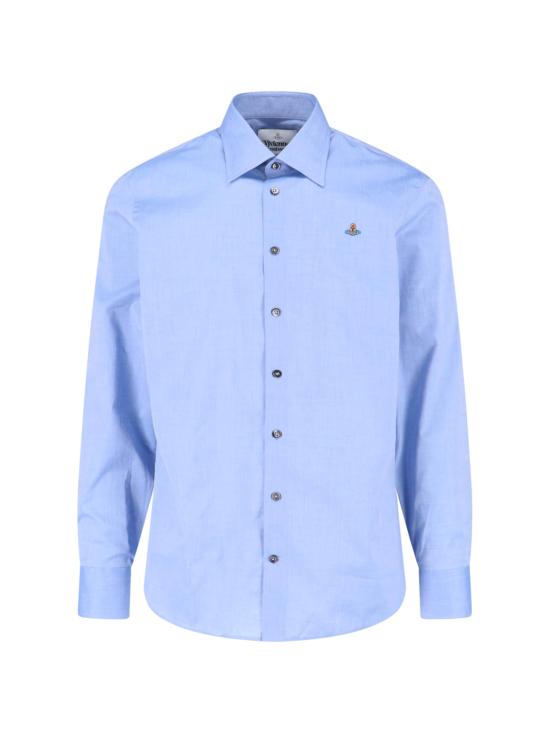 26SS 비비안웨스트우드 긴팔 셔츠 2401000J W01ES K403 Blue