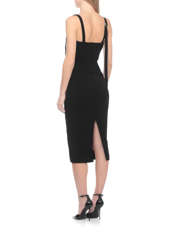 26SS 디 아티코 미디 원피스 260WCW00270 KVP001AA100 Black - THE ATTICO