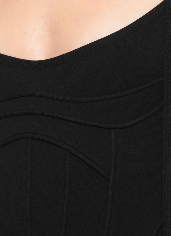 26SS 디 아티코 미디 원피스 260WCW00270 KVP001AA100 Black - THE ATTICO