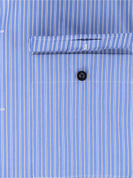 26SS 사카이 반팔 셔츠 26 03981M 421 Blue - SACAI