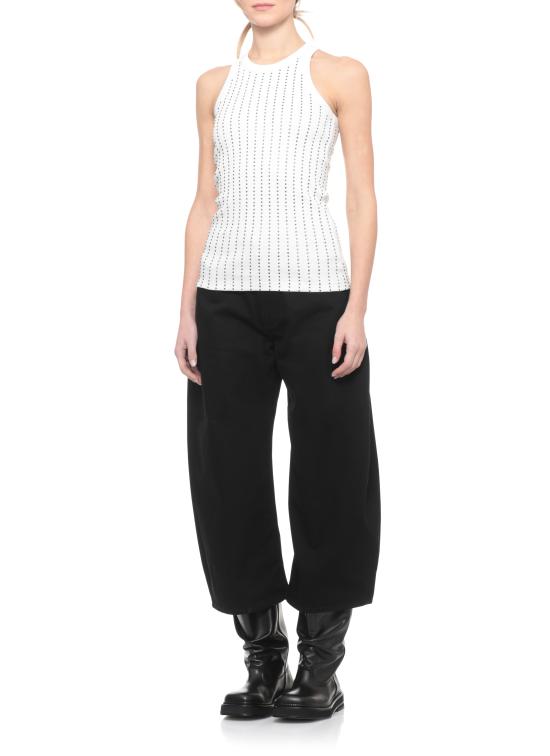 26SS 디 아티코 민소매 티셔츠 260WCN00004 JJJ073TR001 White - THE ATTICO