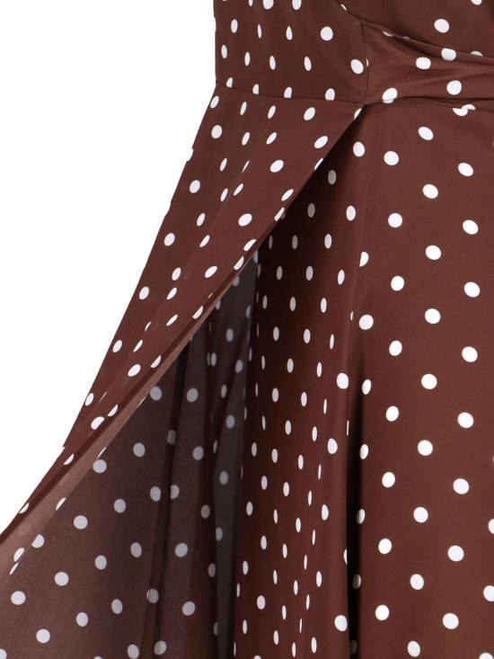 26SS 파로쉬 미디 원피스 D726177 808 Brown - PAROSH