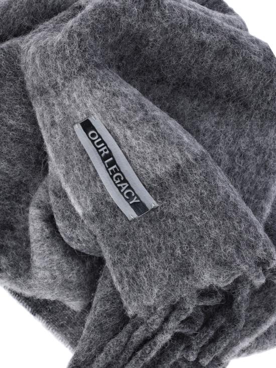 26SS 아워레가시 머플러/스카프 A2268ES STATIC STRIPE FUZZY ALPACA Grey - OUR LEGACY