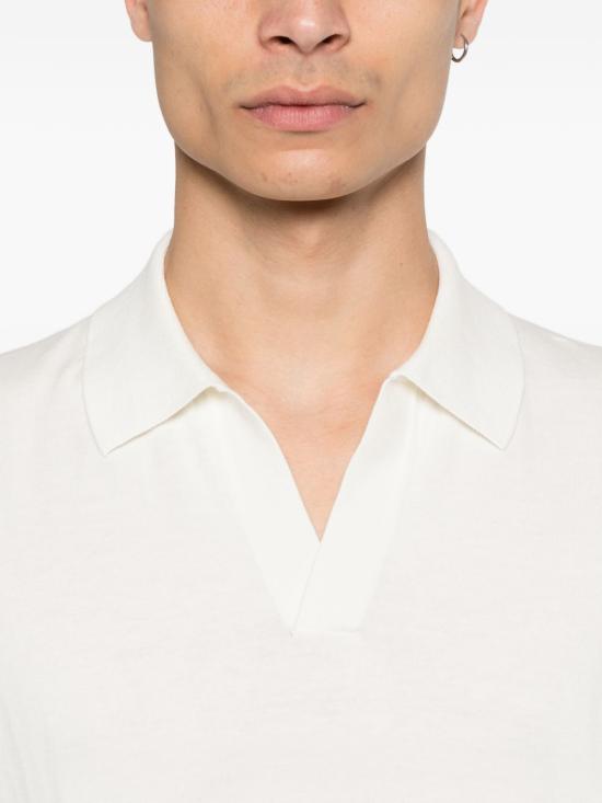 26SS Paolo Pecora 폴로 티셔츠 A043F100 1102 White - OTHER BRANDS