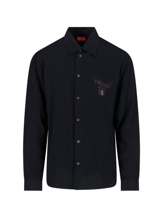 26SS 디젤 긴팔 셔츠 A23642 0LJCL 9XX Black