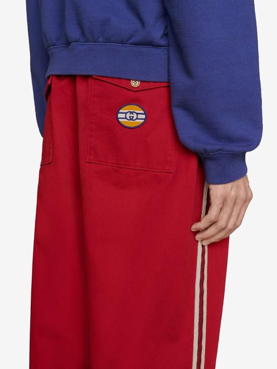  구찌 스트레이트 팬츠 653392 ZAGP06429 Red - GUCCI