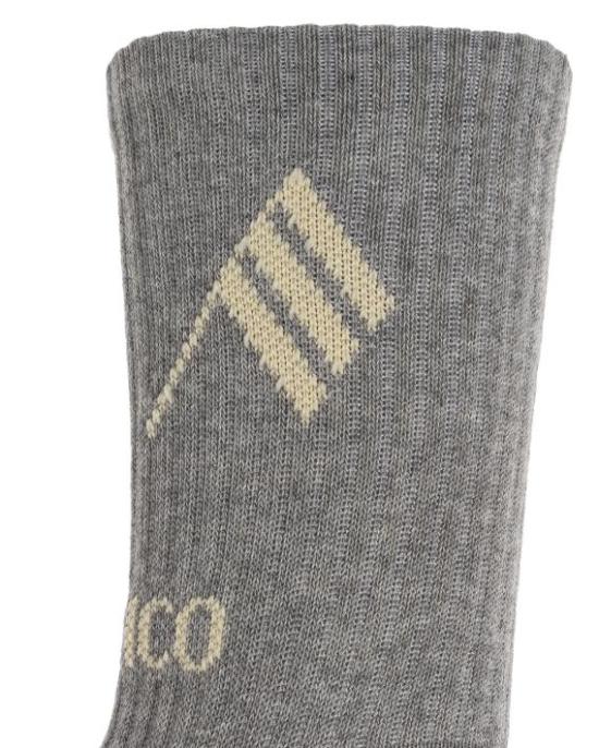 26SS 디 아티코 양말 260WAK00021CCC101AA 876 MELANGE GREY BEIGE - THE ATTICO